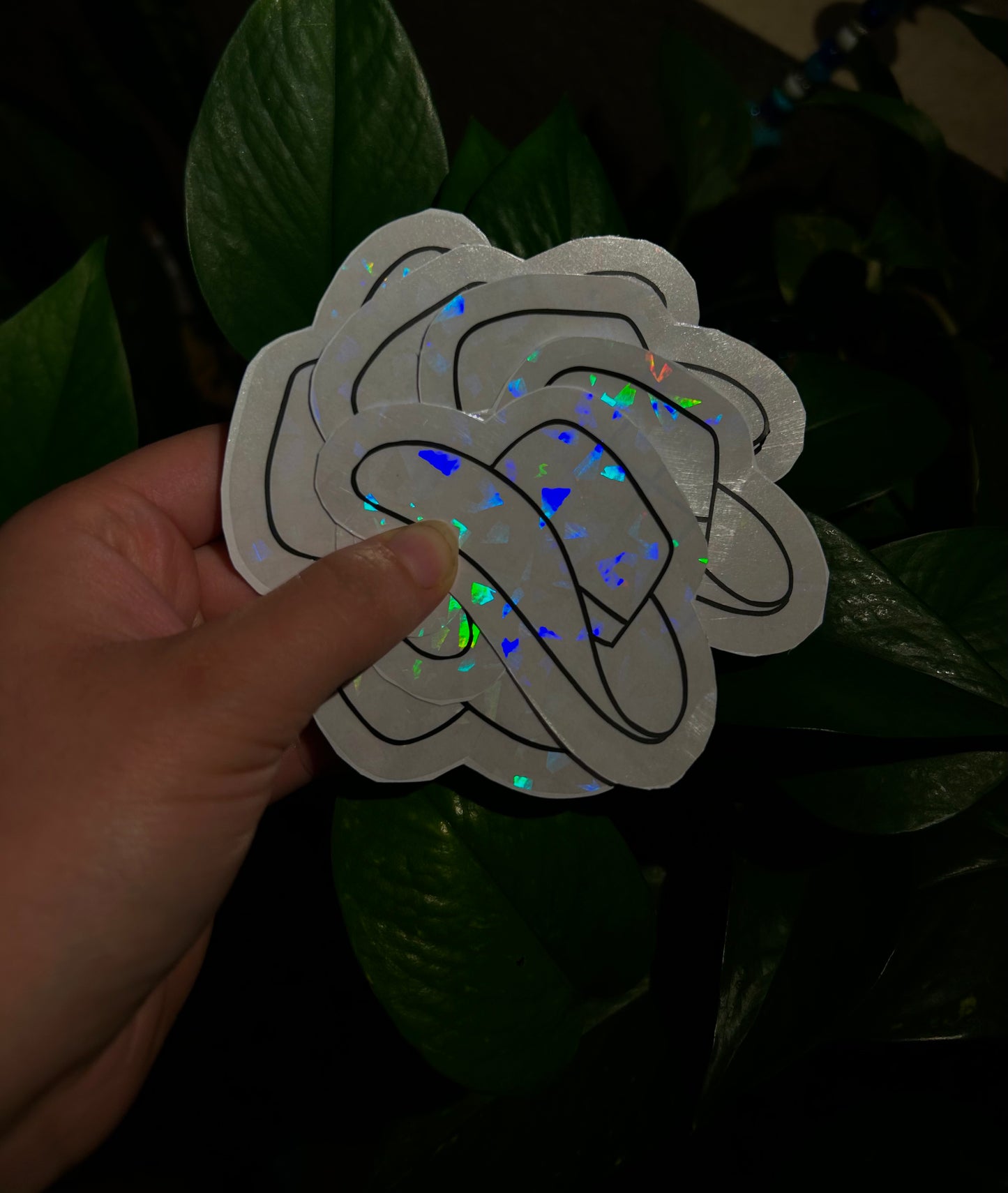 Cowboy hat adhesive decal