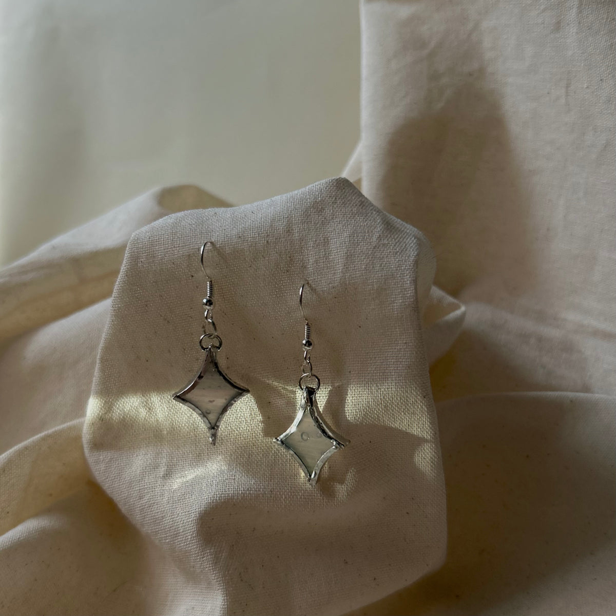 Sterling Silver Star Earrings