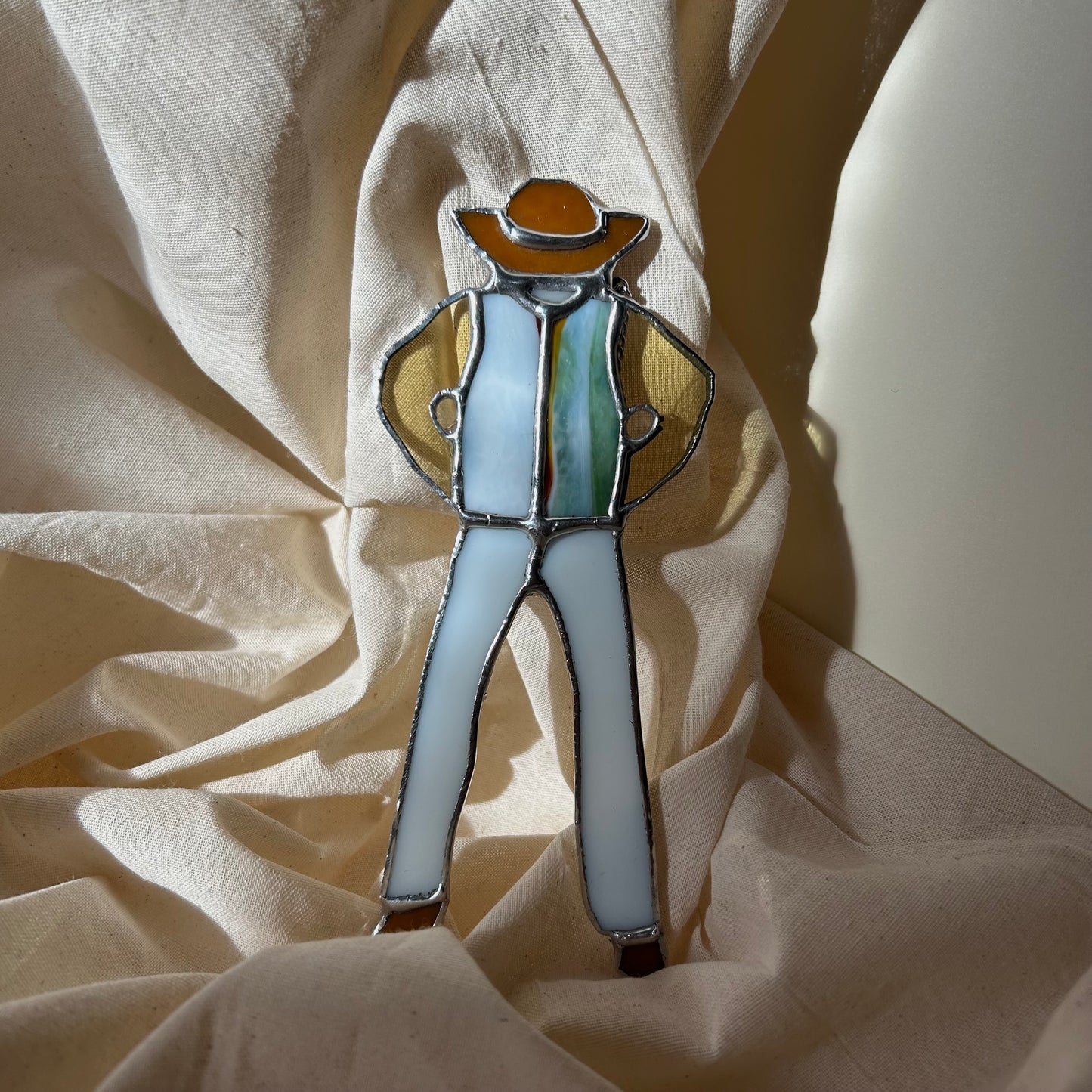 Stained glass Cowboy