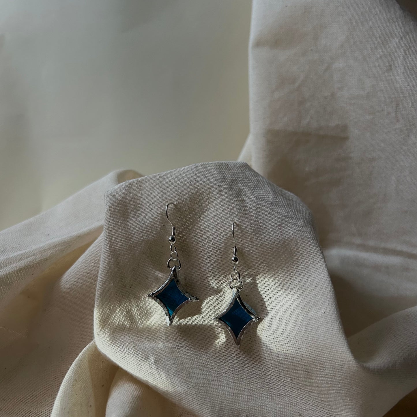 Sterling Silver Star Earrings